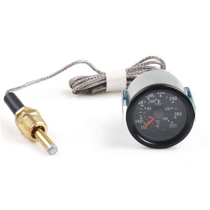 Can you use a water temp gauge for oil temp?