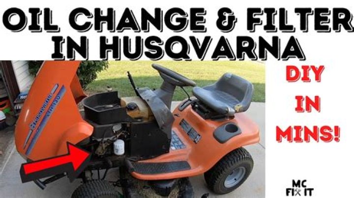 How To Change Oil On Husqvarna Riding Mower