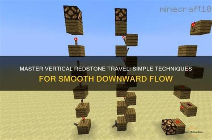 Quick Answer: Can Redstone Travel Up