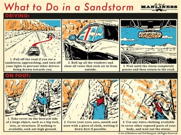 What To Do During A Sandstorm